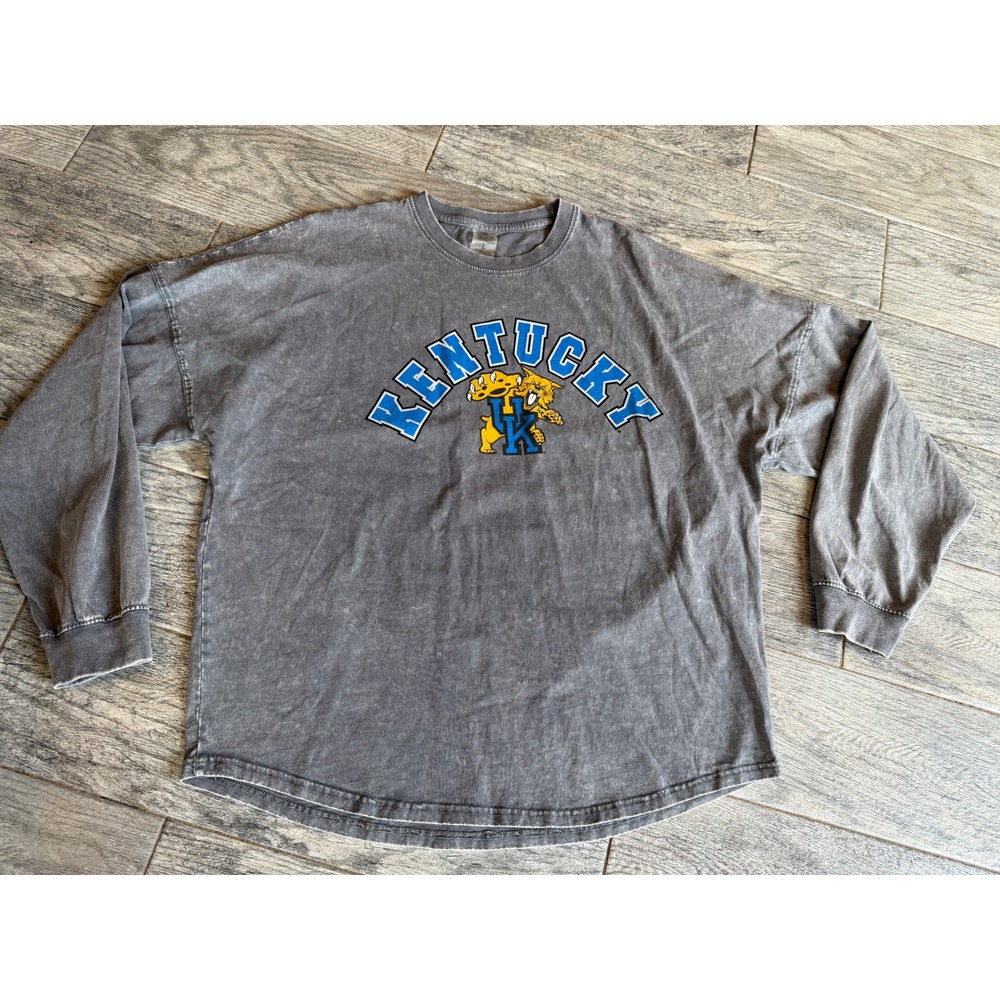 Gameday Couture Kentucky Wildcats Large Mineral Wash Spirit Tee Shirt T-Shirt UK